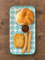 Egg Croissant plate
