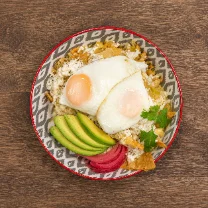Chilaquiles plate