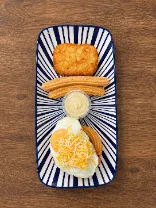 Churro Egg plate